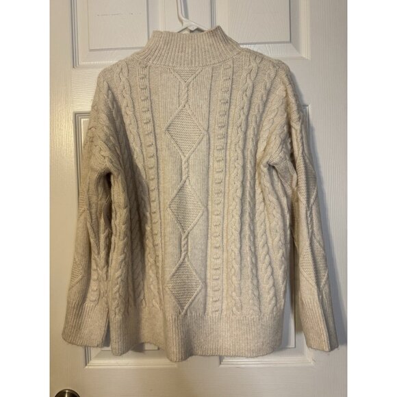 Calvin Klein Women's Sweater S Small Soft Thick Pullover Fishermans Cable NEW - Picture 11 of 13